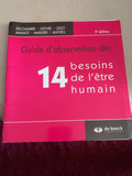 Guide d'observation des 14 besoins de l'être humain, 3e édition